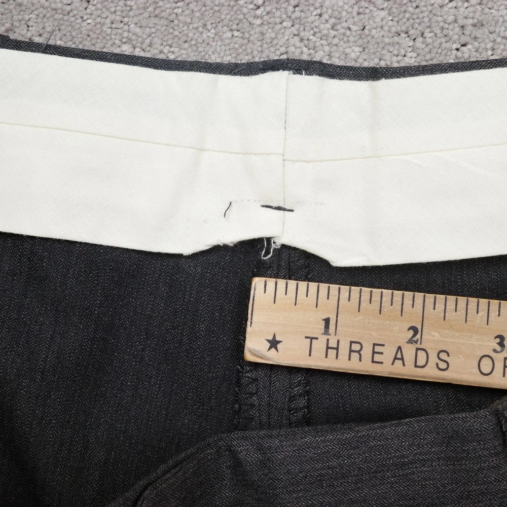 Ralph Ralph Lauren Suit Men 46 40W 26L Charcoal Gray Herringbone Career Wool‎